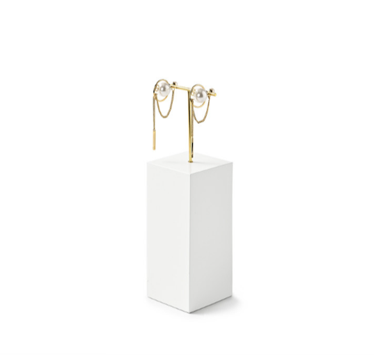 White MDF Jewelry Display Stand