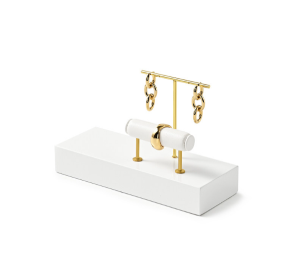 White MDF Jewelry Display Stand