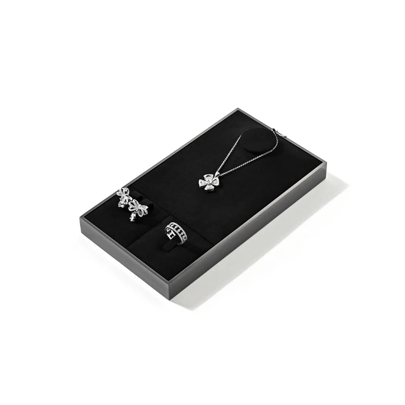 Black Metal Jewelry Display Stand