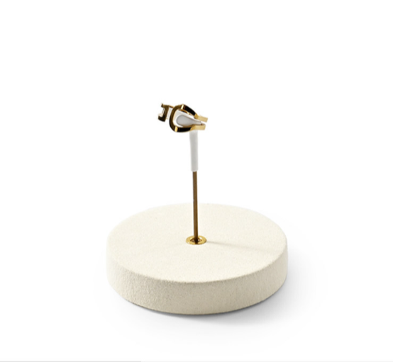 Beige Microfiber Jewelry Display Set