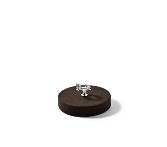 Coffee Microfiber Jewelry Display Set