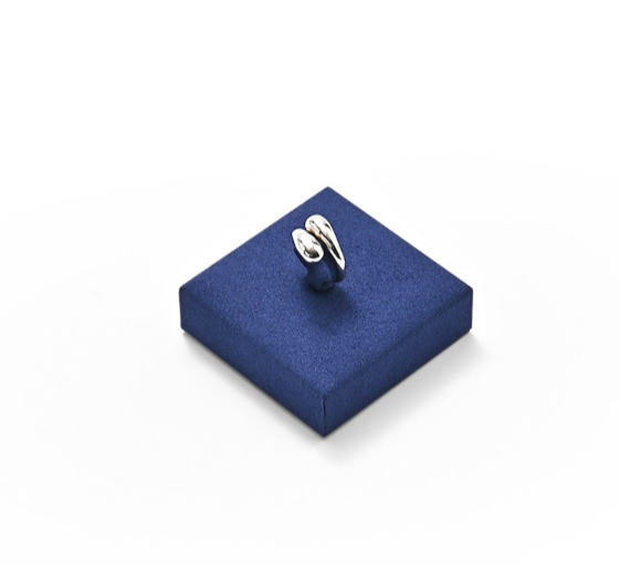 Blue MDF Jewelry Display Set