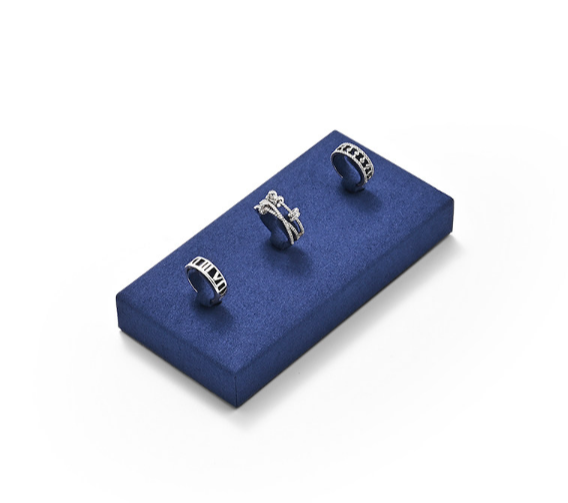 Blue MDF Jewelry Display Set
