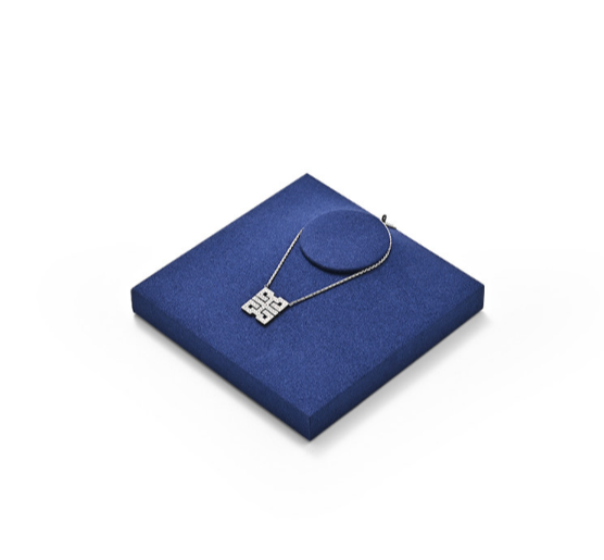 Blue MDF Jewelry Display Set