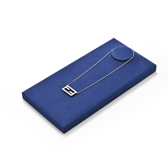 Blue MDF Jewelry Display Set