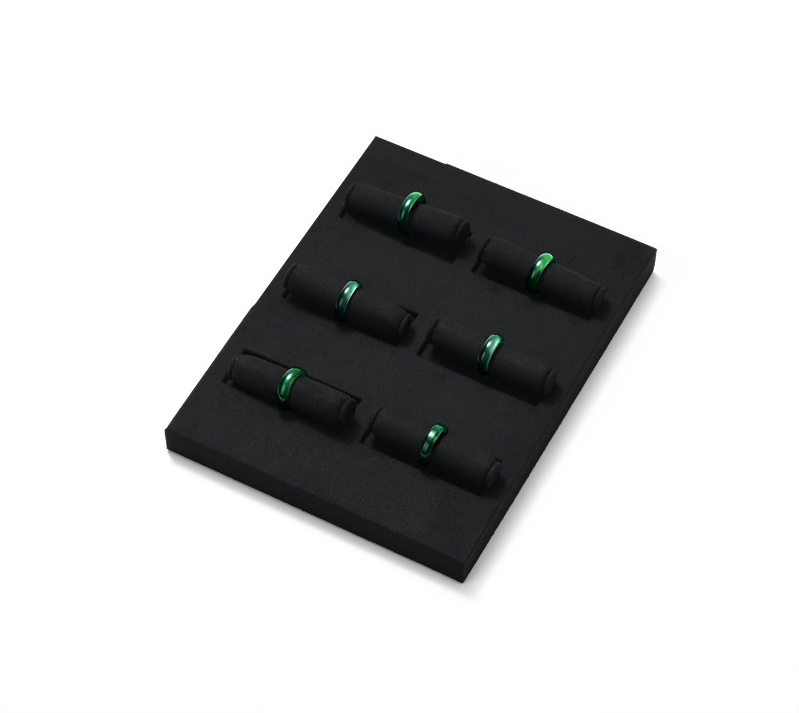 Black Microfiber Jewelry Display Set