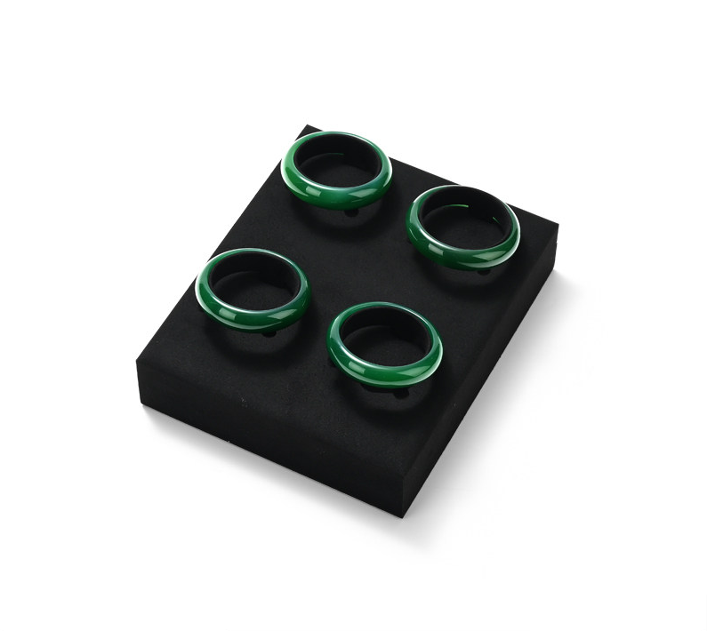 Black Microfiber Jewelry Display Set