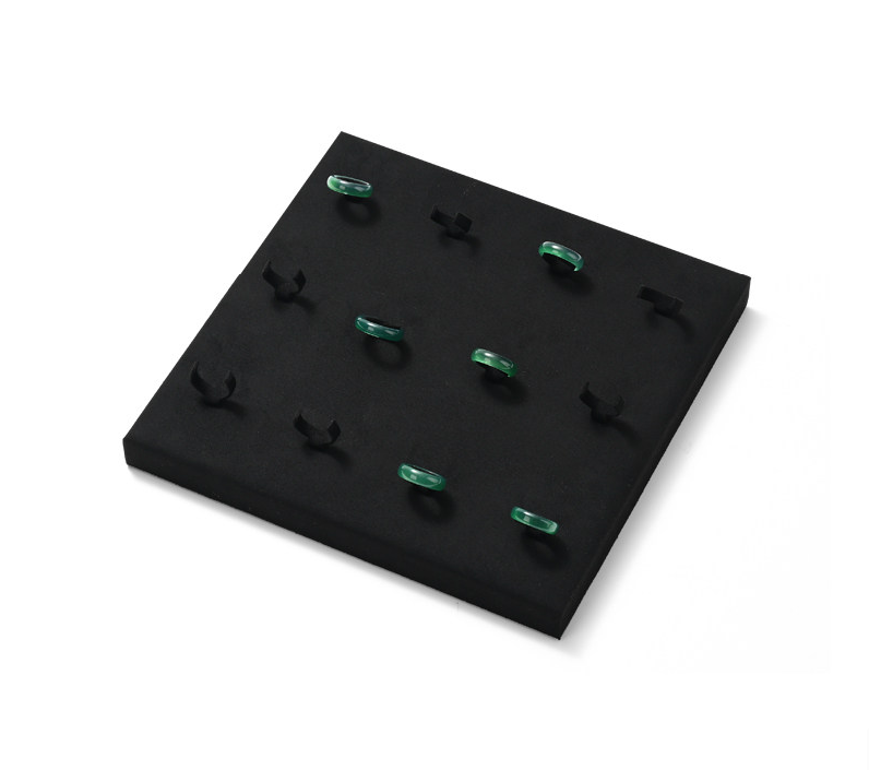 Black Microfiber Jewelry Display Set