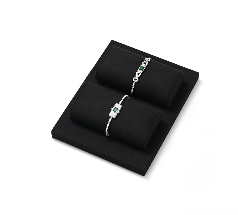 Black Microfiber Jewelry Display Set