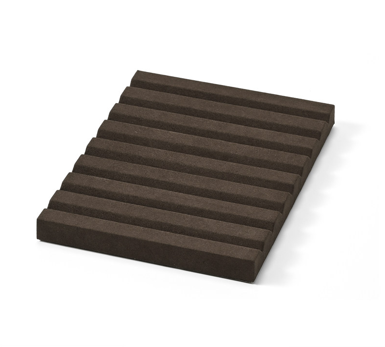 Coffee Microfiber Jewelry Display Stand