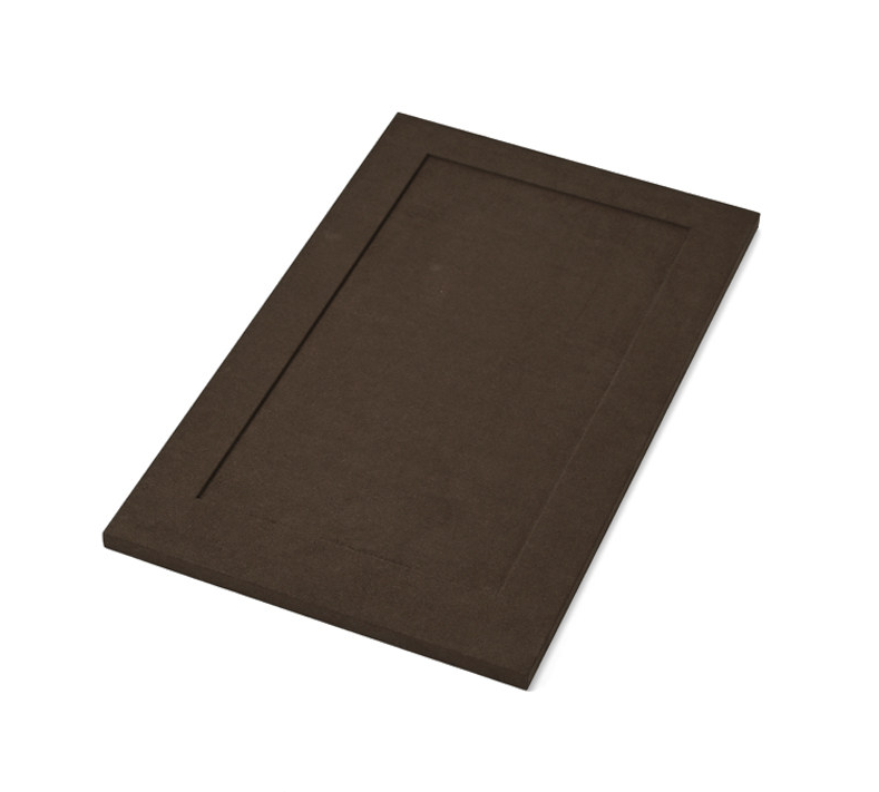 Coffee Microfiber Jewelry Display Stand