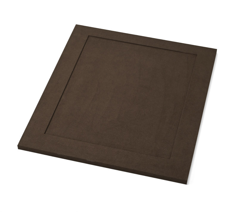 Coffee Microfiber Jewelry Display Stand