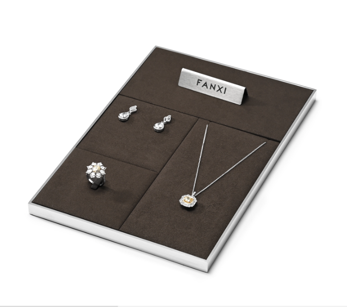 Coffee Metal Jewelry Display Stand