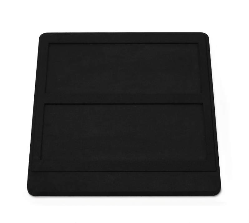 Black Microfiber Ring Display Stand