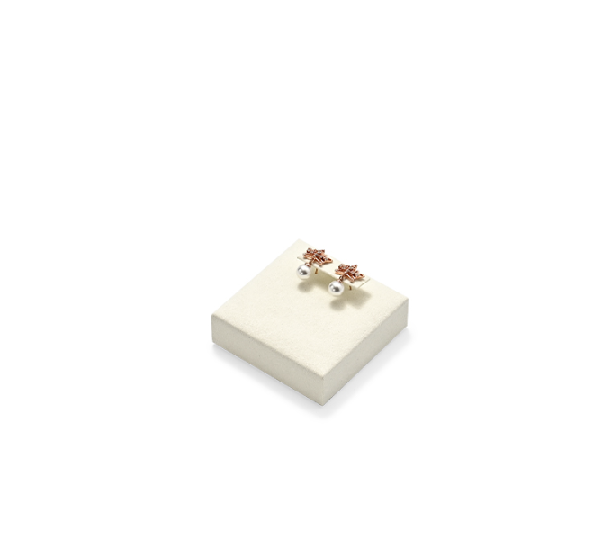 Blue Microfiber Jewelry Display Set