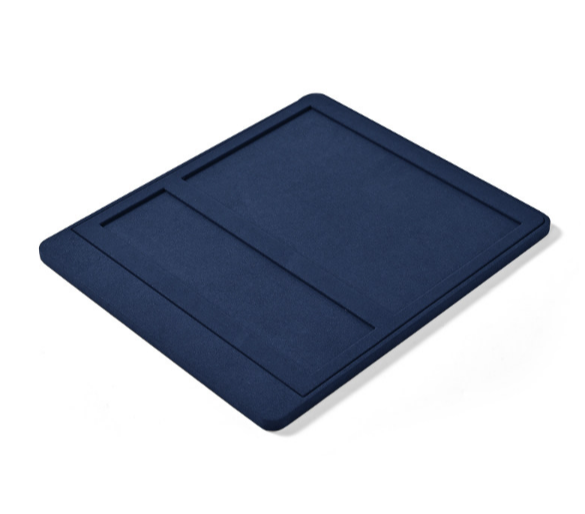 Blue Microfiber Jewelry Display Set