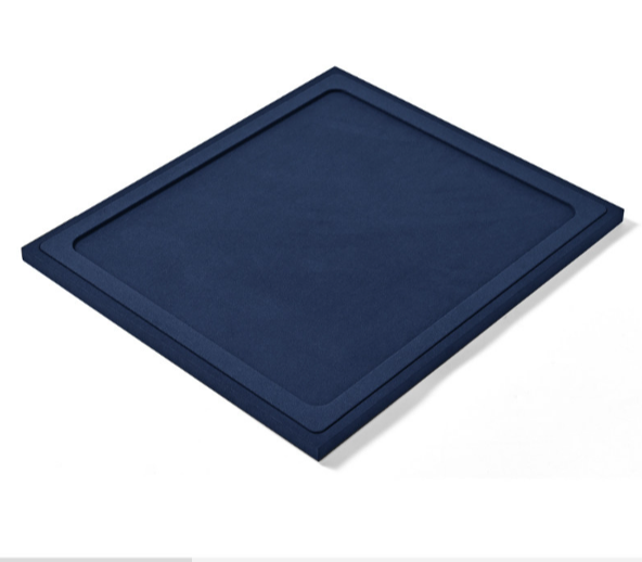 Blue Microfiber Jewelry Display Set