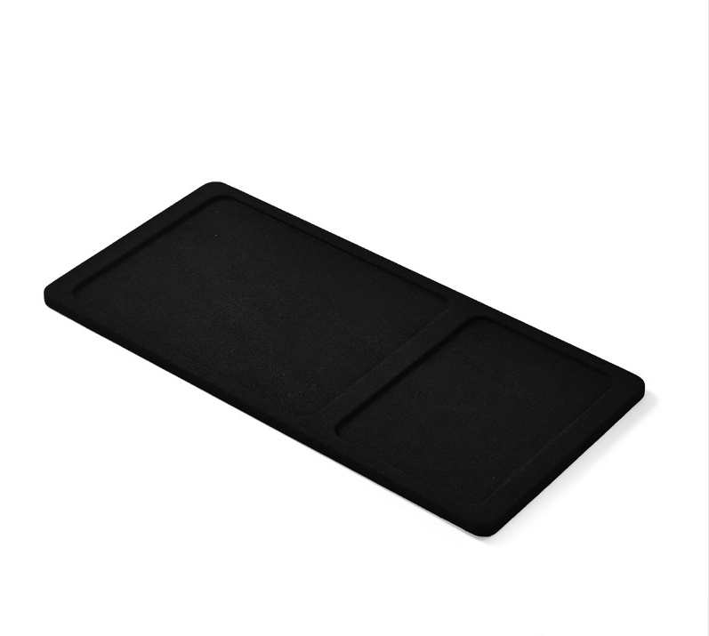 Black Microfiber Jewelry Display Stand