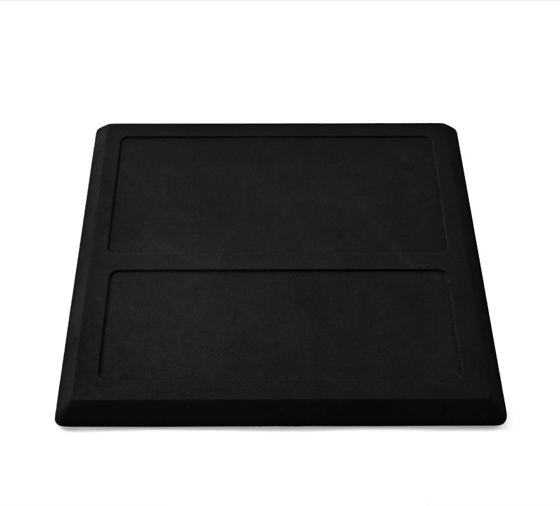 Black Microfiber Jewelry Display Stand