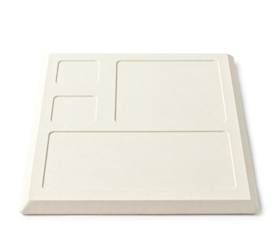 Beige Microfiber Jewelry Display Stand