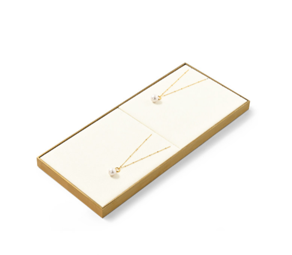 Off-White Metal Jewelry Display Set