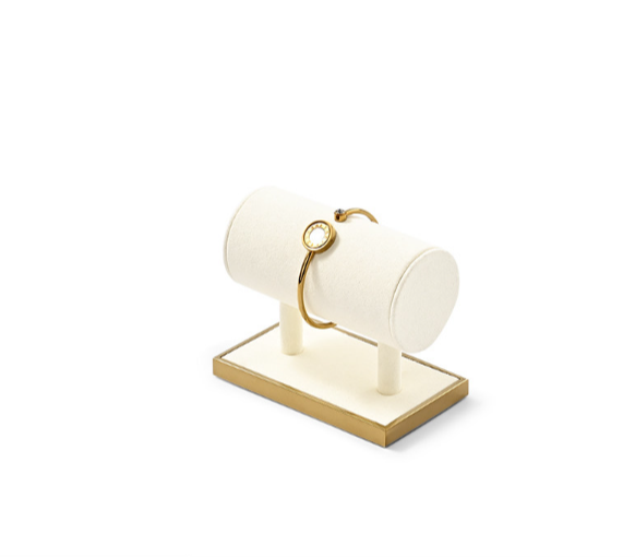 Off-White Metal Jewelry Display Set