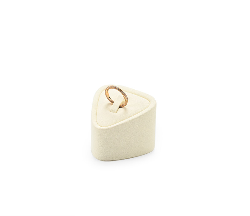 Beige Microfiber Jewelry Display Set
