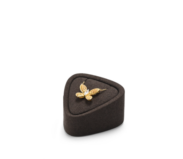 Coffee Microfiber Jewelry Display Set