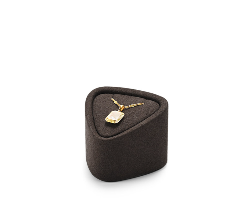 Coffee Microfiber Jewelry Display Set