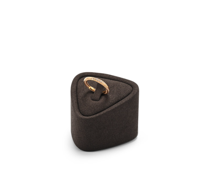 Coffee Microfiber Jewelry Display Set