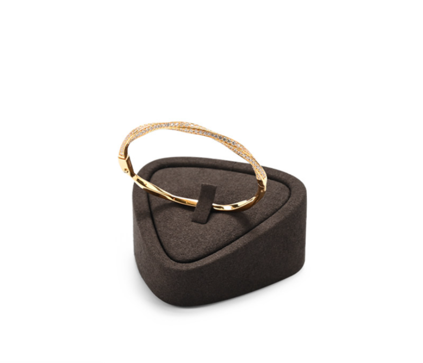 Coffee Microfiber Jewelry Display Set