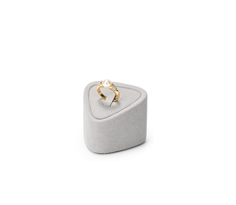 Gray Microfiber Jewelry Display Set