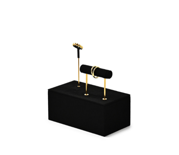 Black Metal Jewelry Display Set