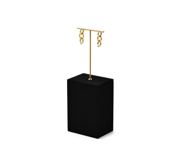 Black Metal Jewelry Display Set