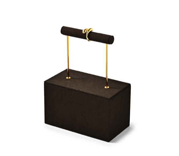 Brown Metal Jewelry Display Set