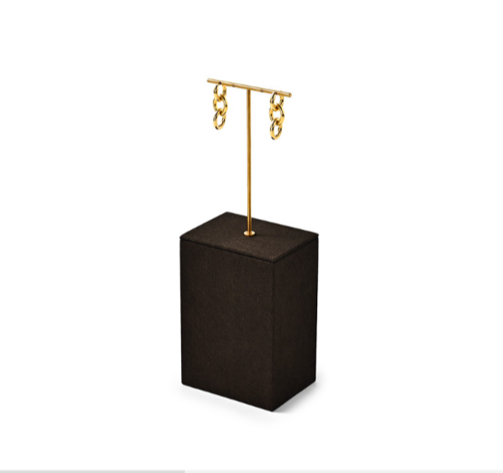 Brown Metal Jewelry Display Set