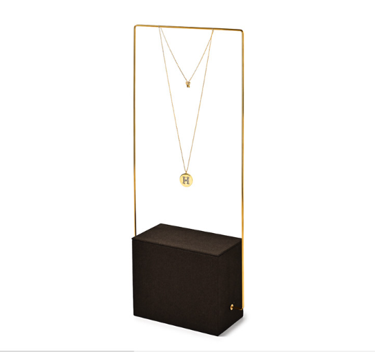 Brown Metal Jewelry Display Set