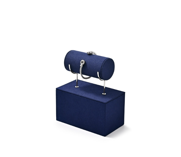 Blue Metal Jewelry Display Set
