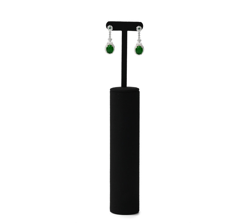 Black Microfiber Jewelry Display Set