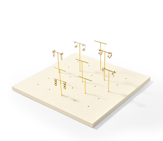 Beige Jewelry Display Set