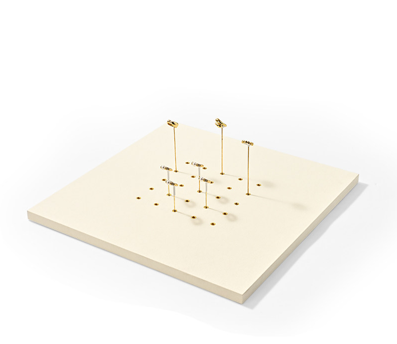 Beige Jewelry Display Set