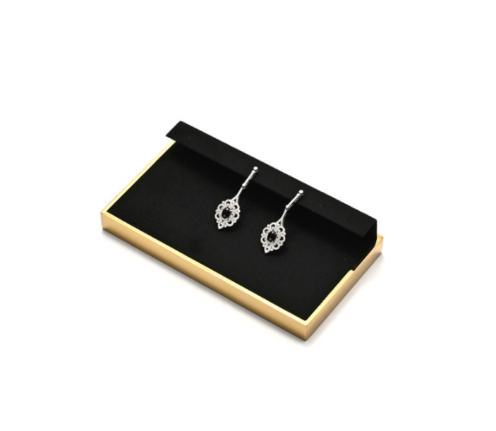 Black Metal Jewelry Display Set