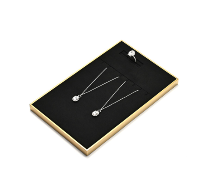 Black Metal Jewelry Display Set