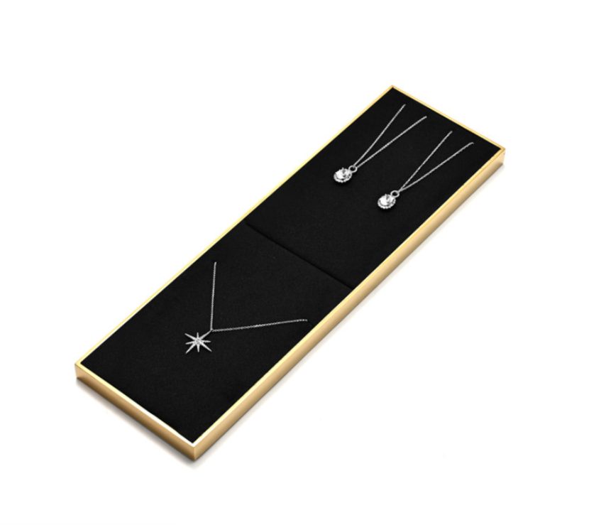 Black Metal Jewelry Display Set