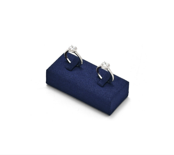 Blue Metal Jewelry Display Set