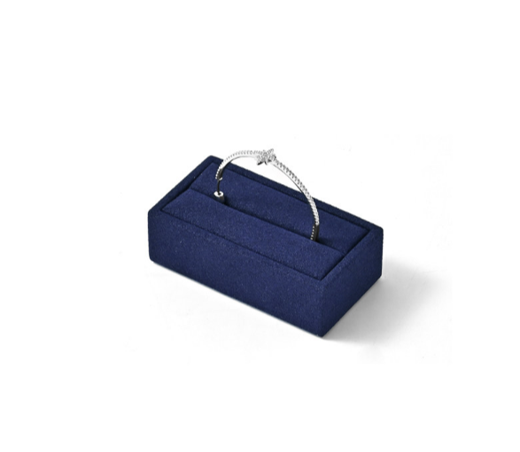 Blue Metal Jewelry Display Set