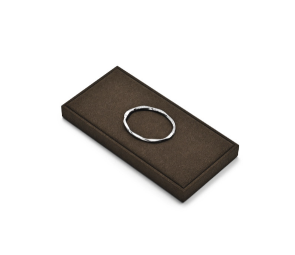 Brown Leather Jewelry Display Stand