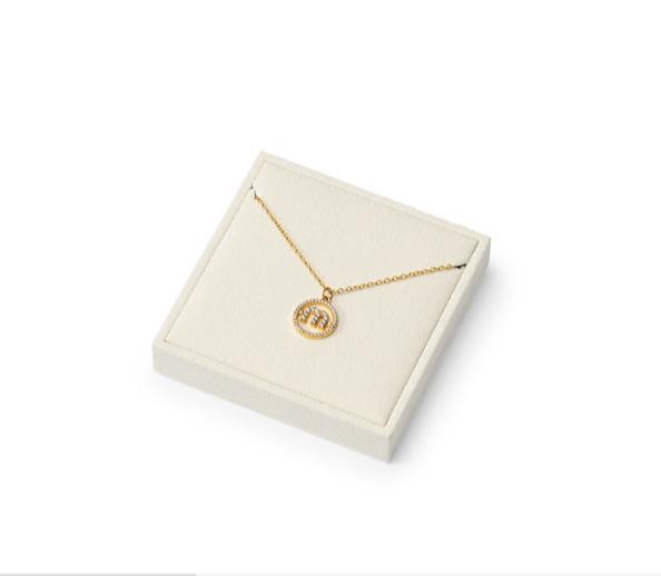 Beige Metal Jewelry Display Set