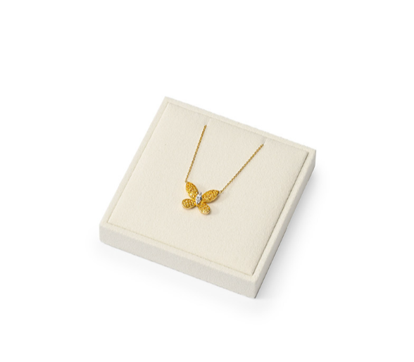 Beige Metal Jewelry Display Set