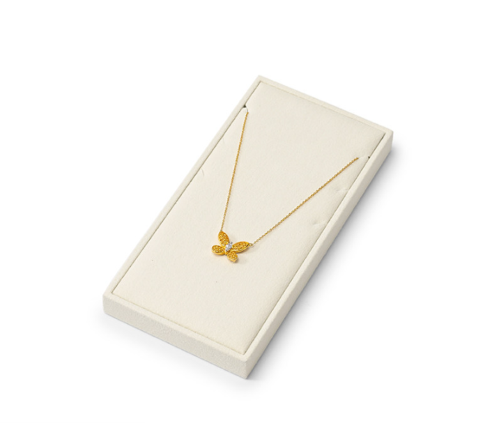 Beige Metal Jewelry Display Set